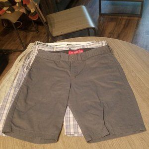 Dickies '67 11" inseam Slim FLEX Twill Work Shorts. Discontinued.